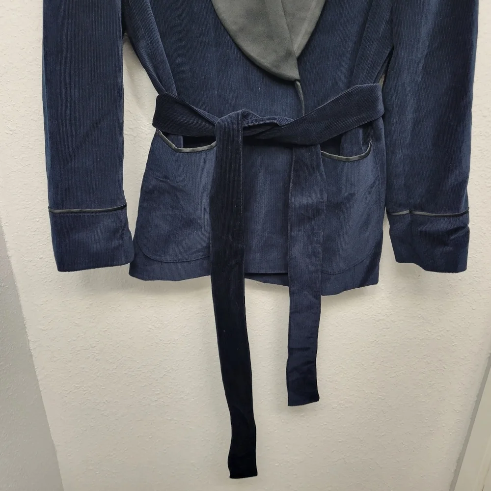 J Crew Shawl-collar lounge jacket in Italian corduroy Size 42S NEW!  Blazer $498